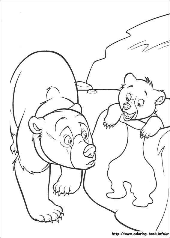 Brother Bear coloring picture